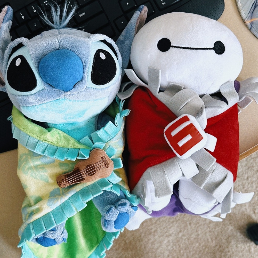 Disney Plushes — Stitch and Baymax